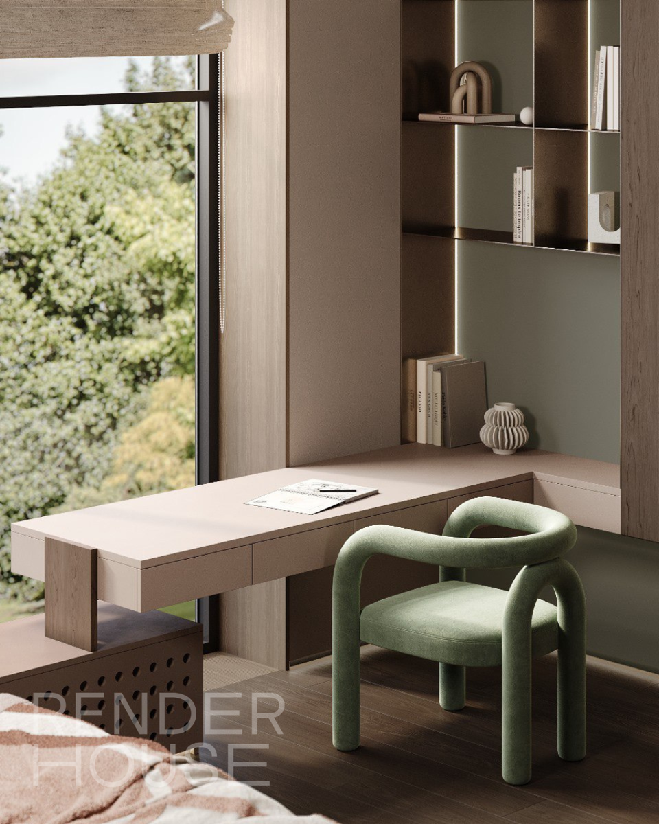 Интерьеры детских комнат в загородном доме, проект НАХАБИНО