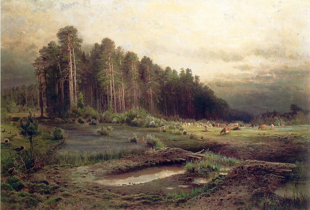 Алексей Саврасов, «Лосиный остров в Сокольниках», 1869 год