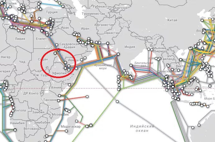 Вчера, 26 февраля 2024 года, в СМИ начали появляться новости о том, что в Красном море были повреждены интернет-кабели, связывающие Европу, Восточную Азию, Африку и арабские страны.
