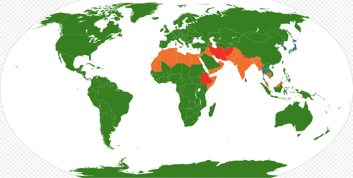 wikipedia📷Официально используемые календари в различных странах мира.🟩 Григорианский календарь🟦 Григорианский календарь, но с другой эрой🟥 Другие календари🟧 Параллельное использование григорианского и национального календарей