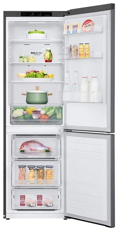Холодильник LG GC-B459SLCL графит 