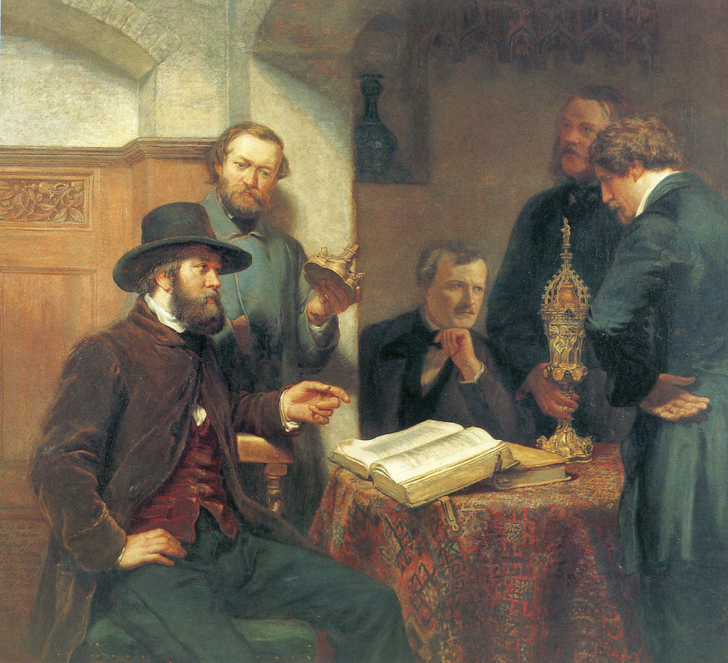 Генслер. Группа членов Гамбургской ассоциации художников.