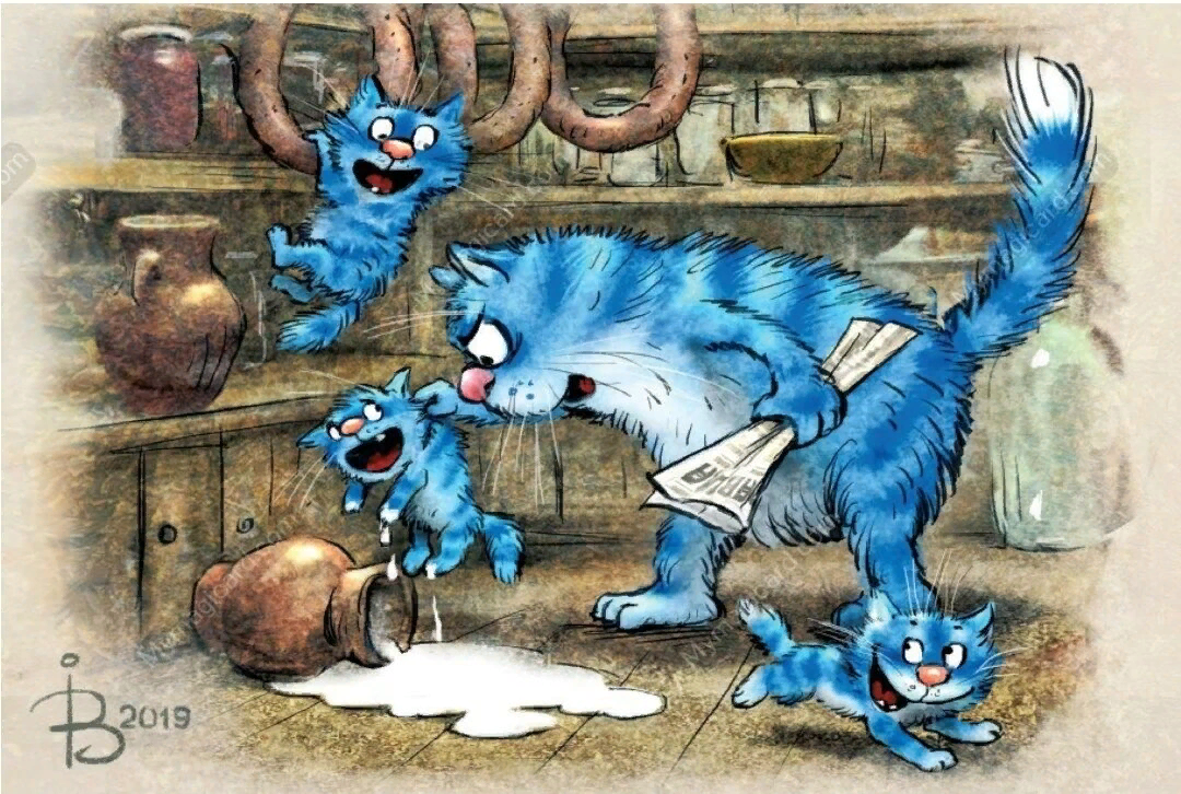 очаровательные коты Рины Зенюк