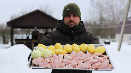 Куриные крылья с картошкой в казане готовлю только так.