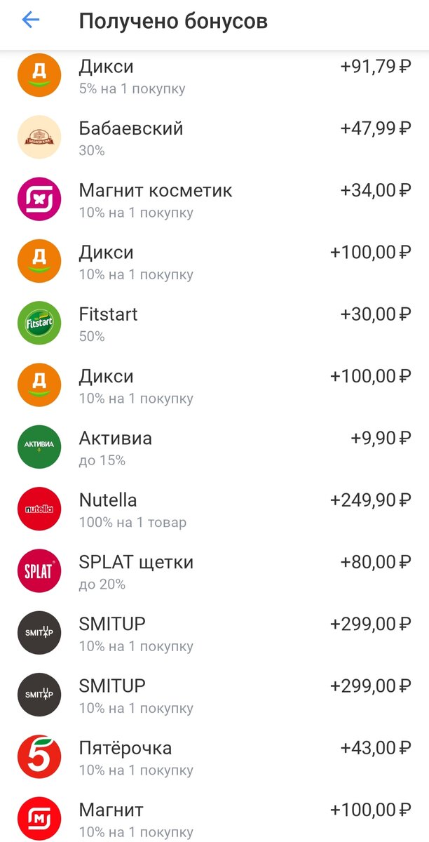 Бонусы