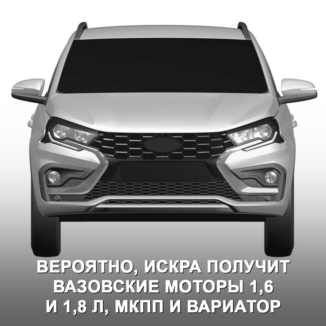 Раскрыт дизайн новой Lada Iskra: изображения перспективной модели появились  в базе Роспатента 😉 | Дром | Дзен