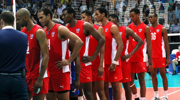 Волейболисты сборной Кубы. Фото Global Look Press