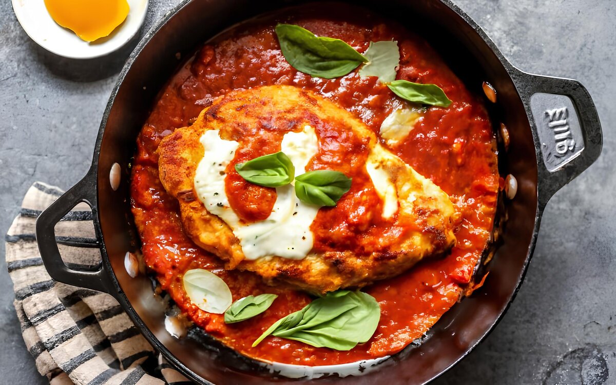 Сочная курица пармиджана