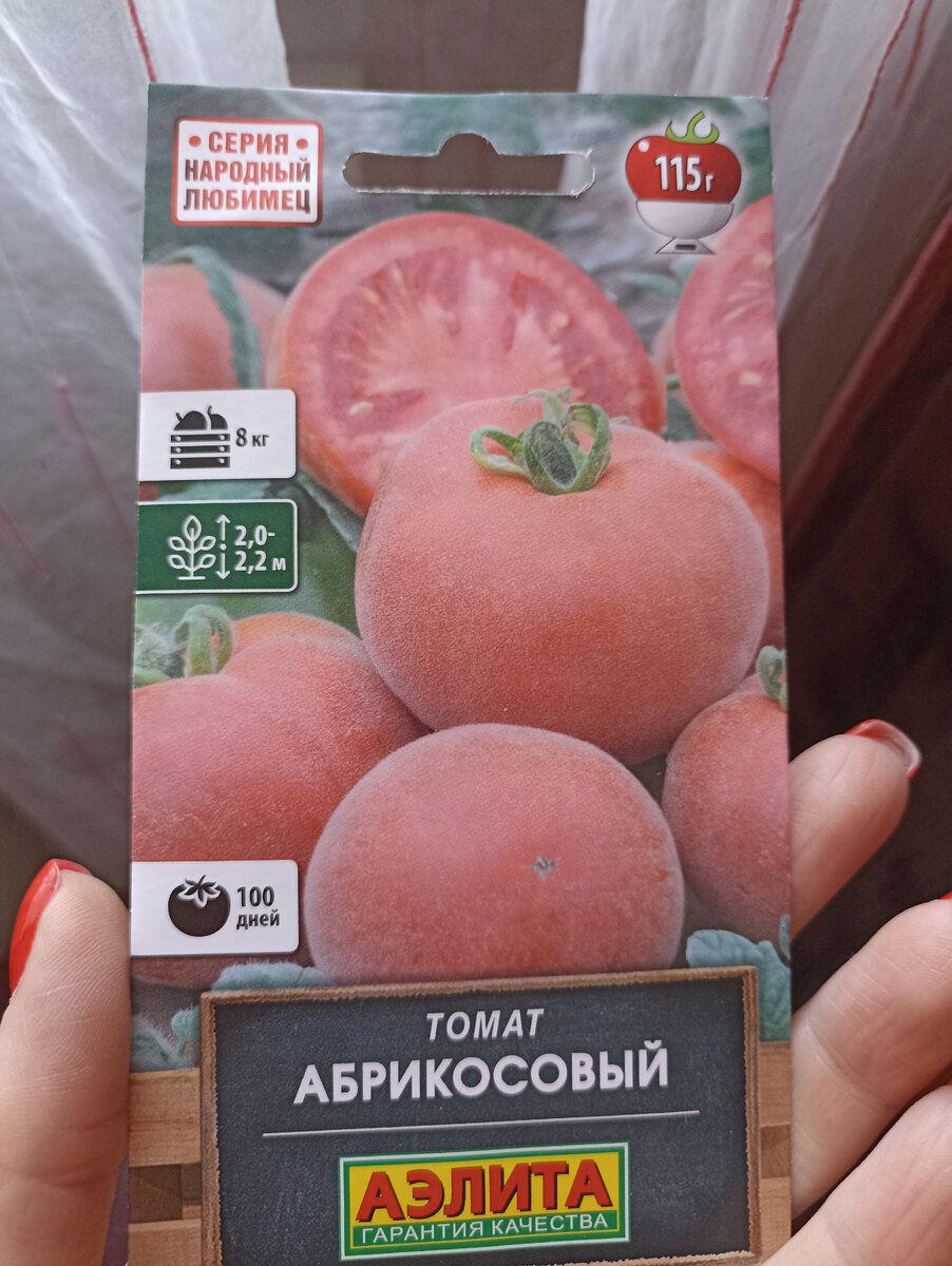 Моя новинка в этом сезоне - мохнатый томат "Абрикосовый"