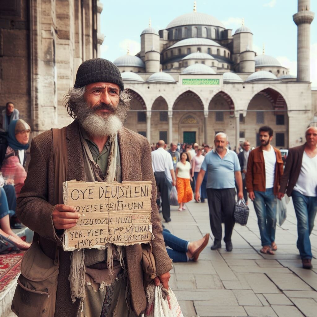 Попрошайничество в Турции