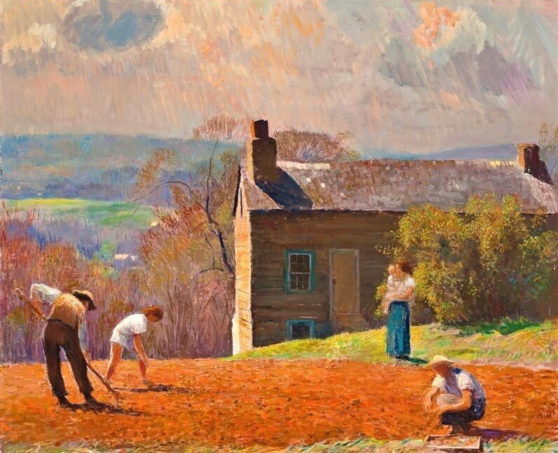 Весна. Художник Дэниел Гарбер