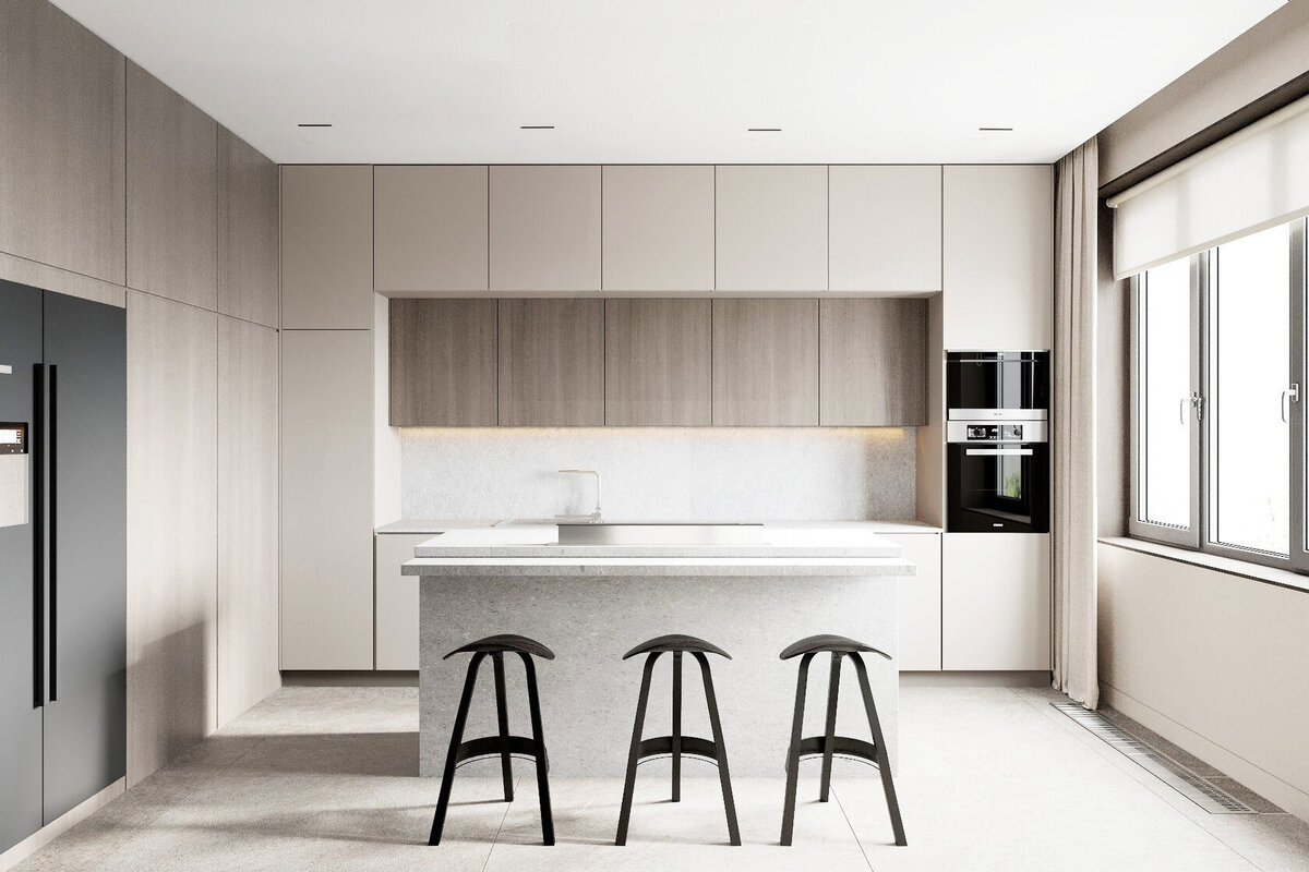 Гладкие фасады с системой Push-to-open быстро пачкаются