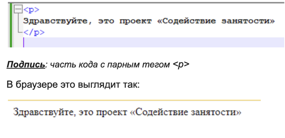 Отображение кода в браузере