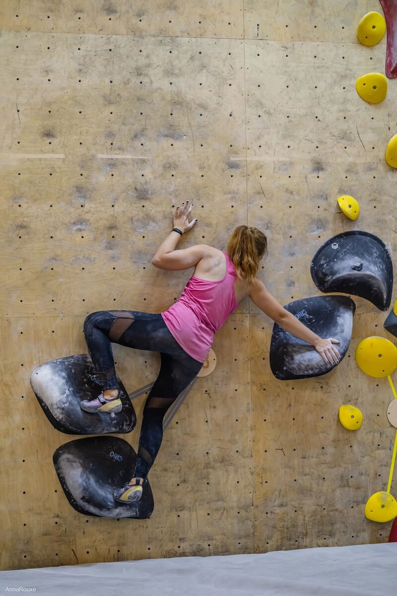 Лезу на любительских соревнованиях