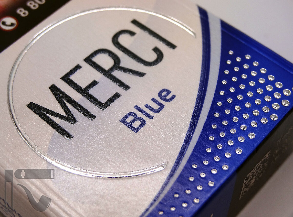 Сигареты Merci Blue. Фото: © канал "Уголок Курильщика"