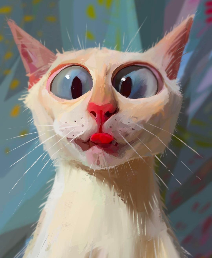 Вася, когда чувствует свободу. Ну, или я, когда набегалась по этажам