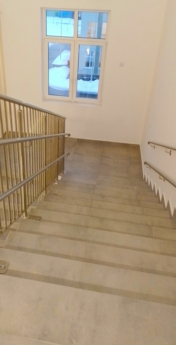 Пример внутреннего объема лестничной клетки 