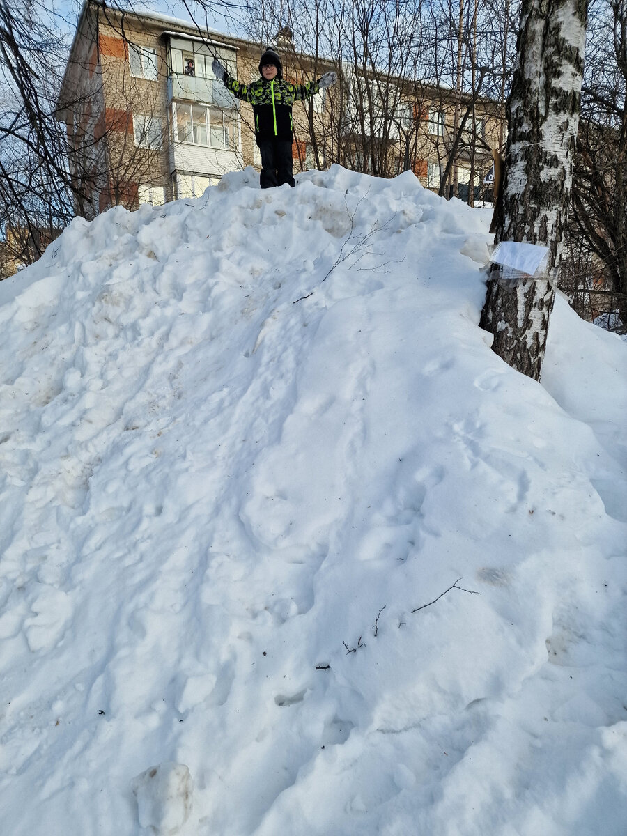 фото автора: это что, мало снега?!