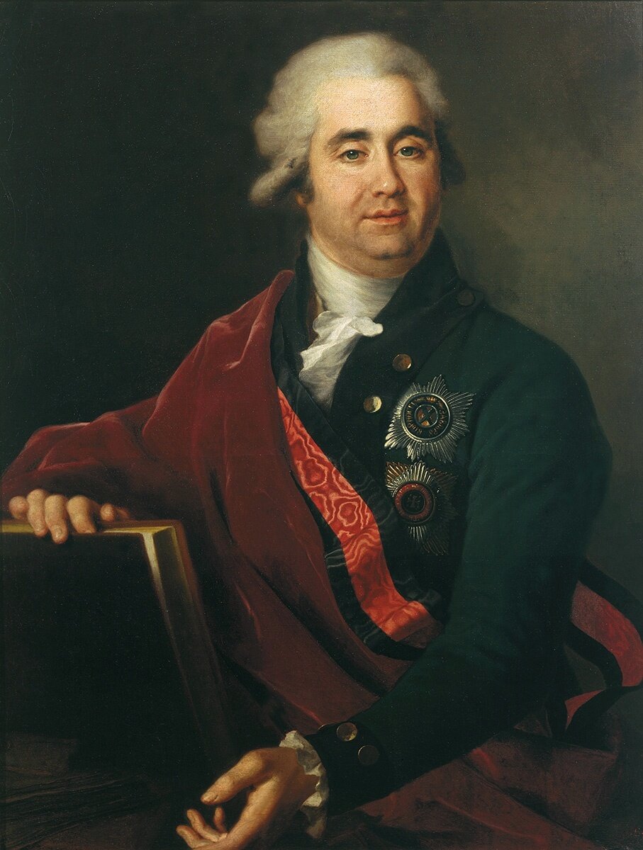 Portrait of Alexander Andreyevich Bezborodko, 1790-е (Dmitry Levitzky)