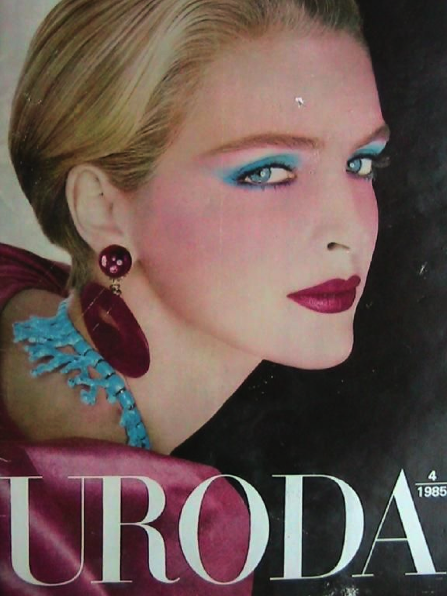 Обложка журнала мод, ПНР, апрель 1985