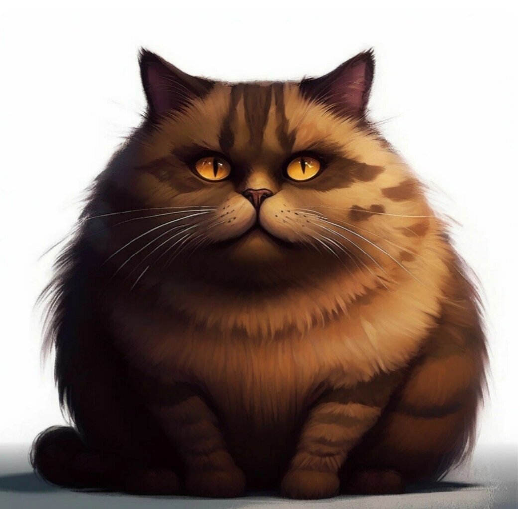 Գեր թոթոլ կատուն 