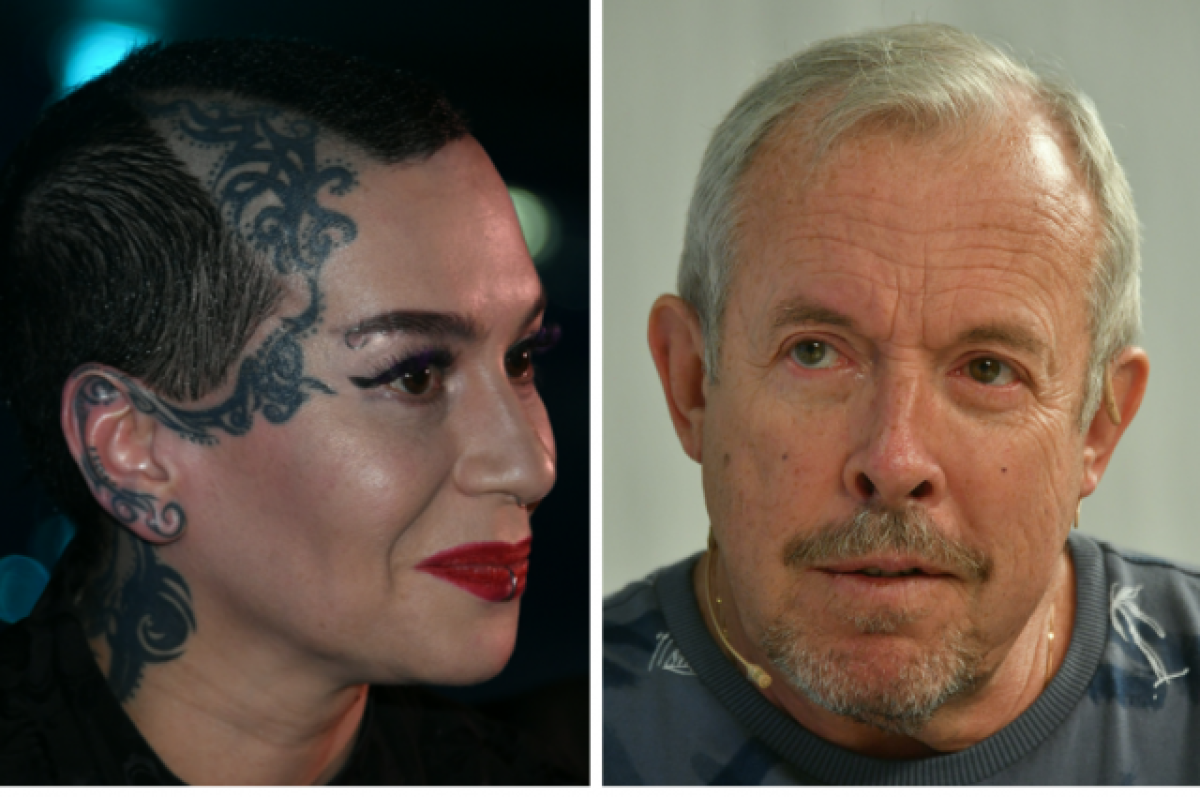    Певица Наргиз и Андрей Макаревич.