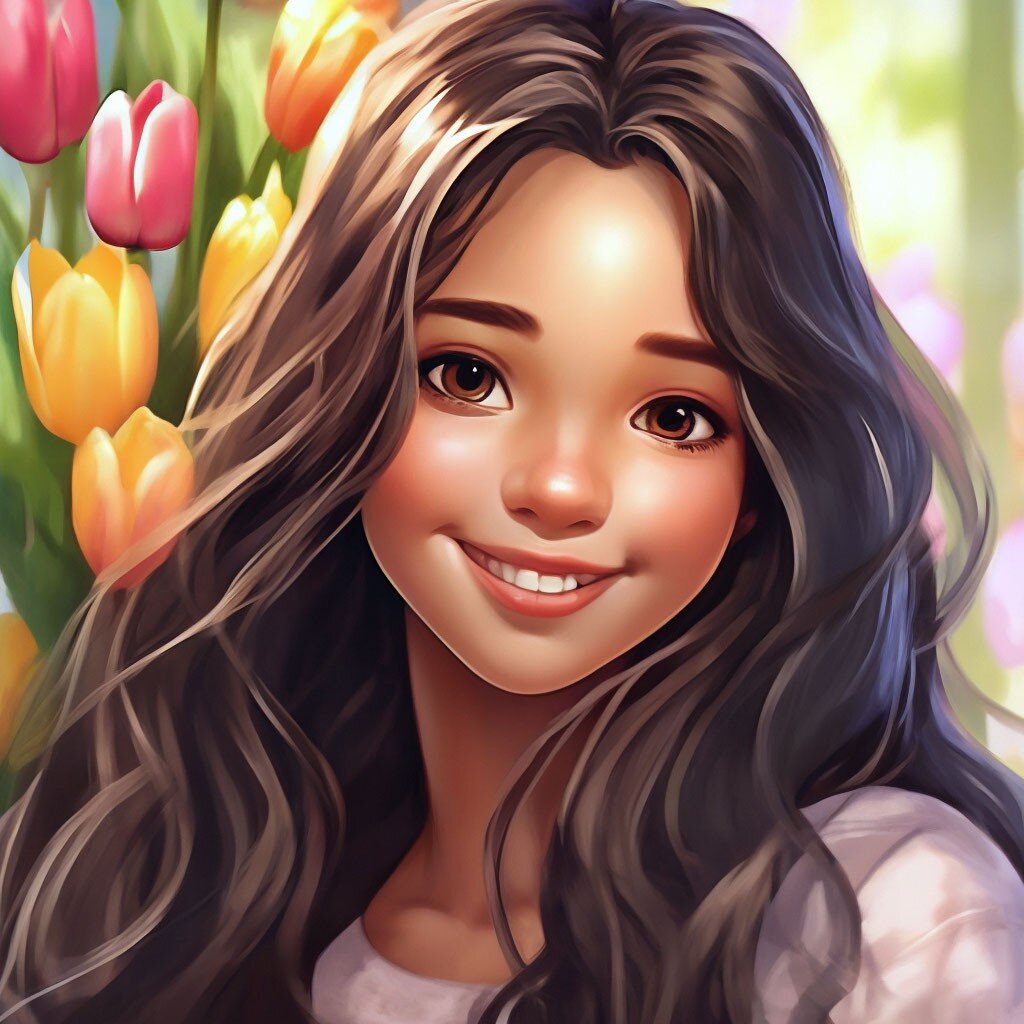 Люся-фантазëрка  (глазами нейросети) 