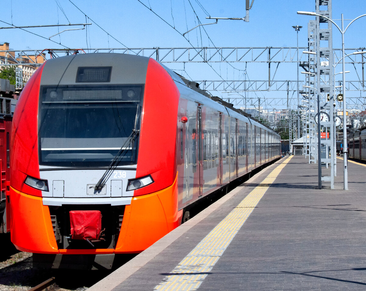 "Ласточка" на Финляндском вокзале