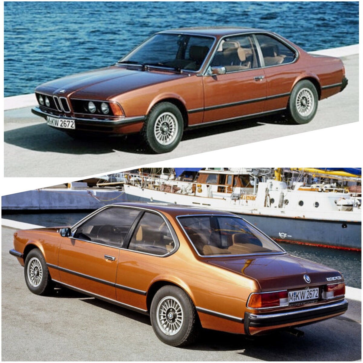 Рис. 2. Фотографии с просторов интернета настоящего автомобиля BMW 6-ой серии 