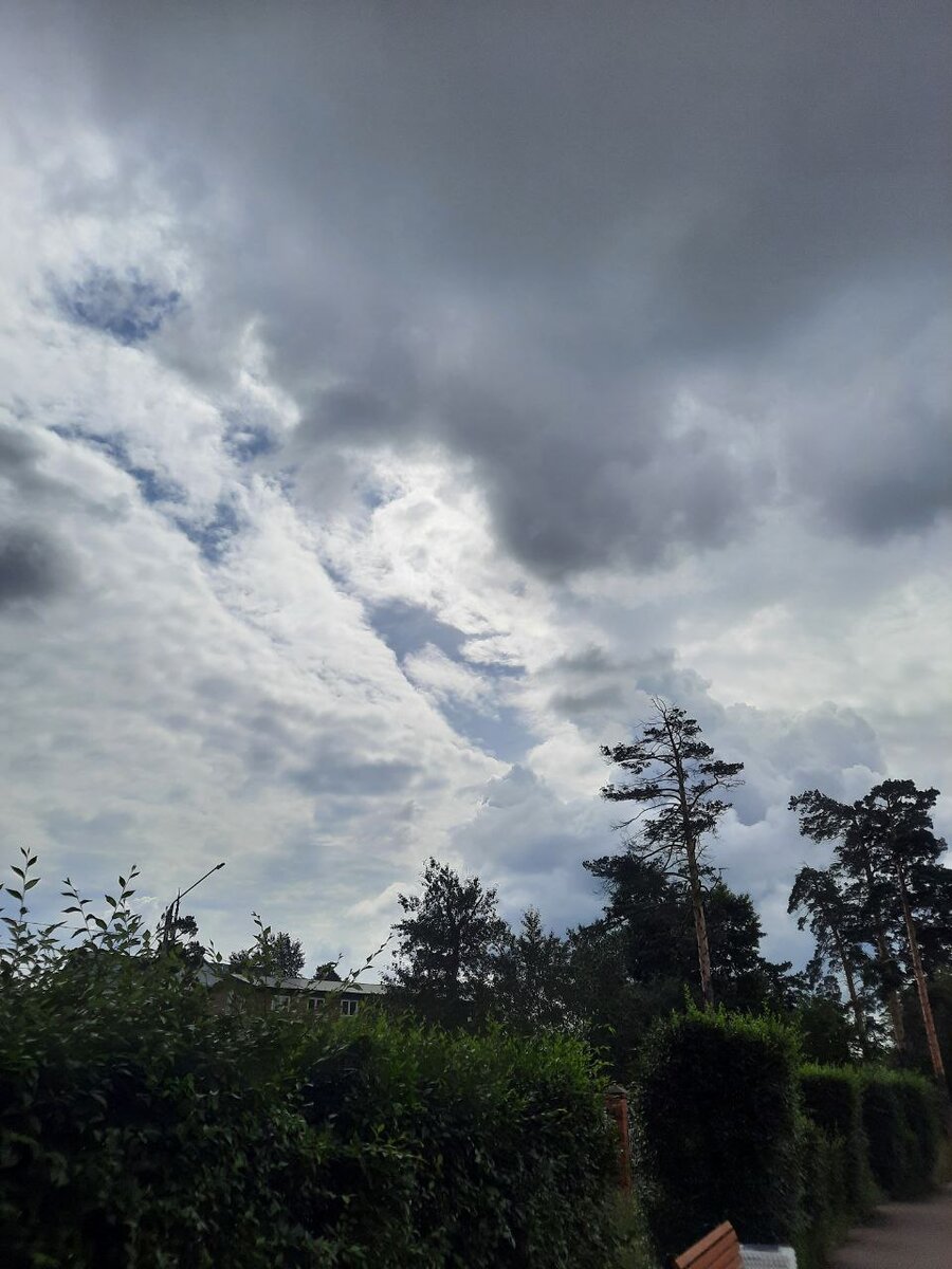 Фото автора. Моё настроение сегодня, как это небо