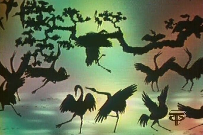 Фрагмент заставки передачи "В мире животных"