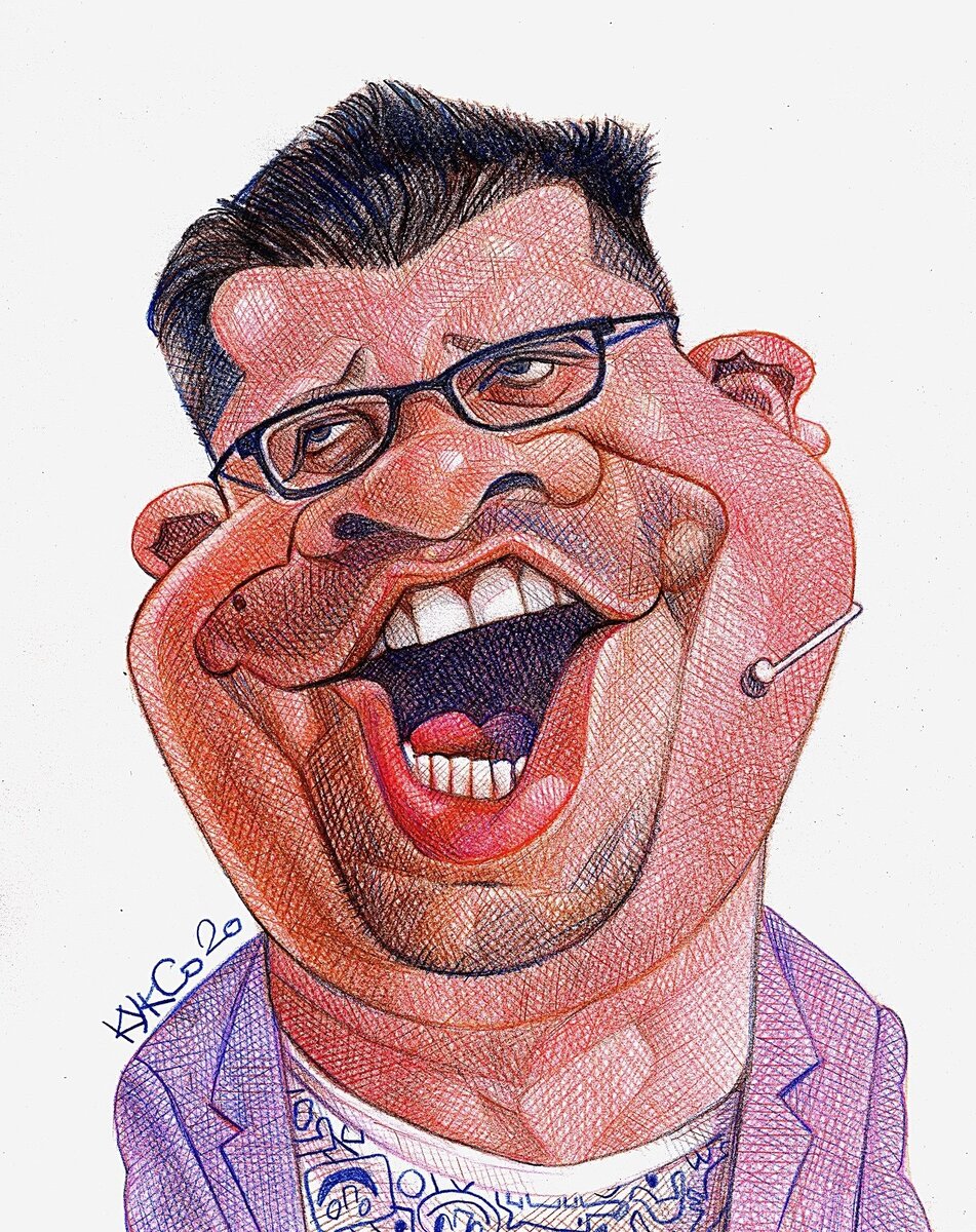 Работа художника-карикатуриста Константина Куксо