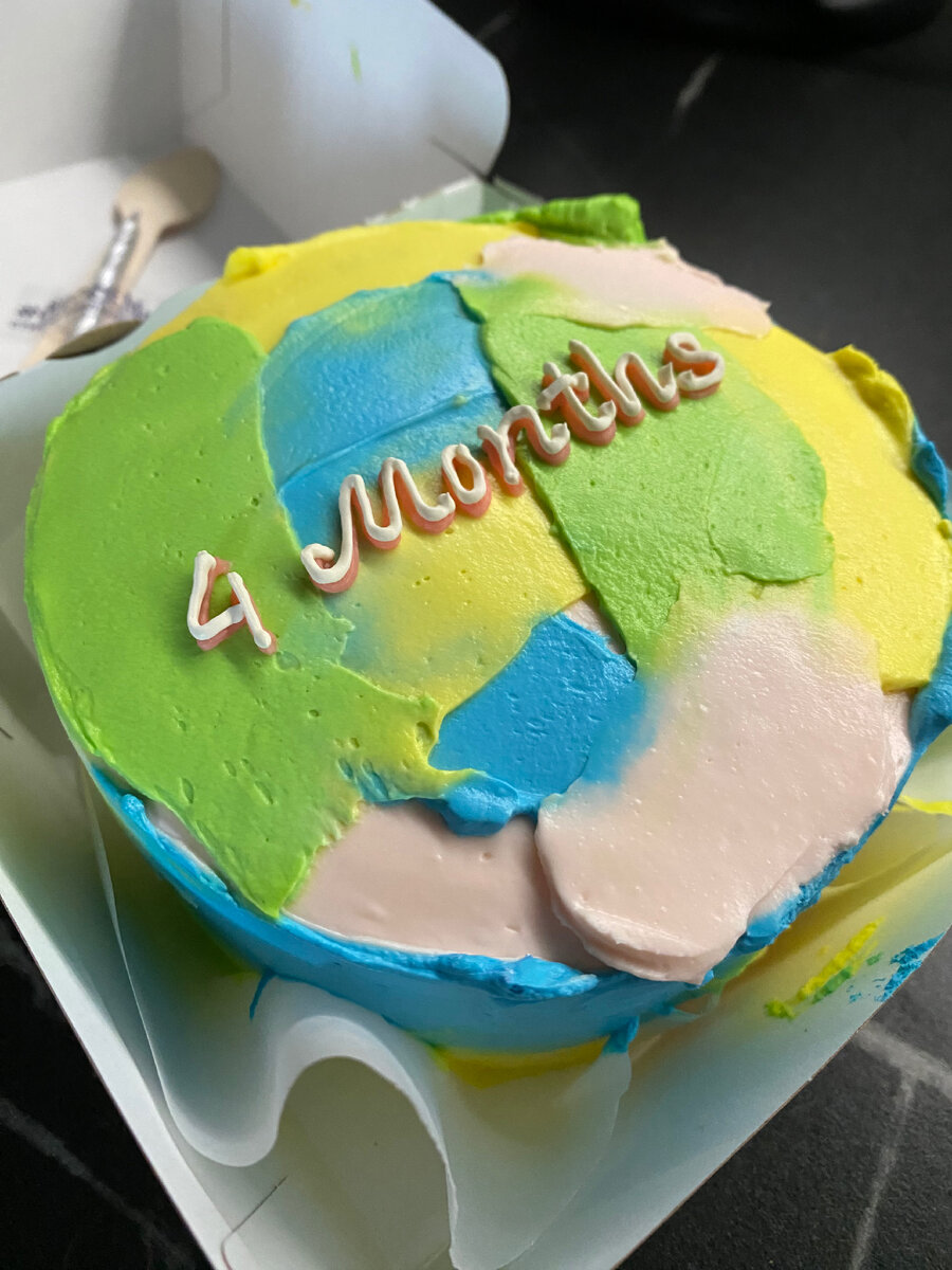 Тортик на 4 месяца. 