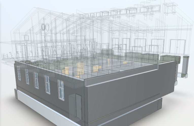 Модель первого этажа