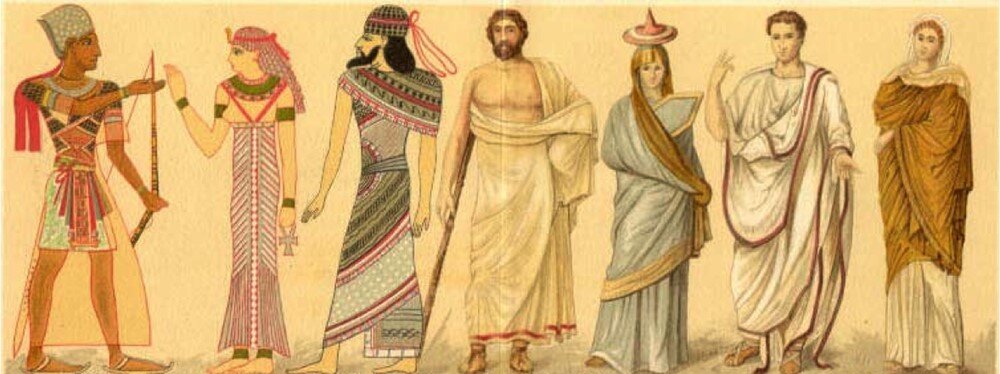 Древний Египет, Двуречье, Греция и Рим