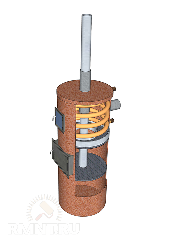 Как сделать твердотопливный котел длительного горения своими руками: инструкция, чертеж, схема
