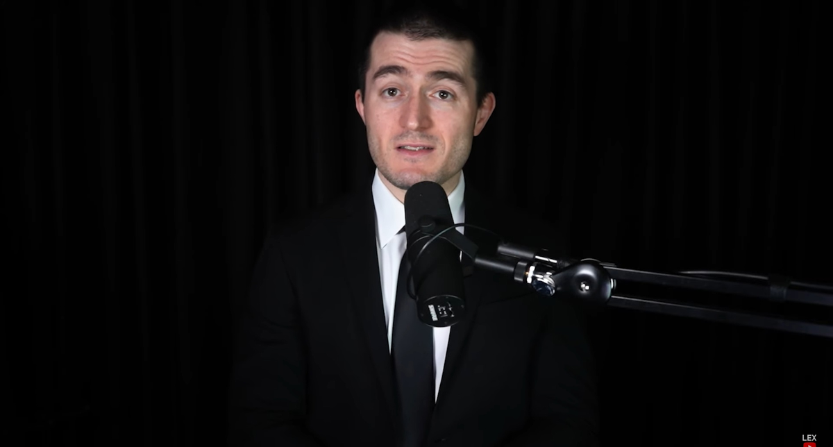 Лекс Фридман. Кадр видео