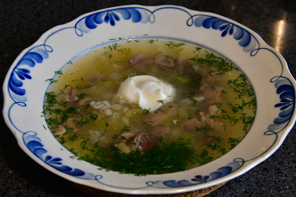суп с почками