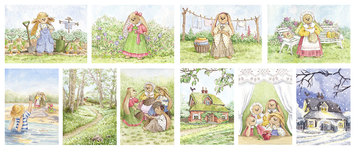 "Ягодное варенье" - иллюстрации Алеси Кискиной