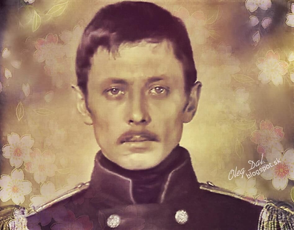Олег Даль в роли Григория Александровича Печорина. Телеспектакле «Страницы журнала Печорина».(1975).