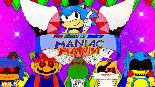 Нептун Наконец-то Поиграл в Five Nights at Sonic's: Maniac Mania 😧