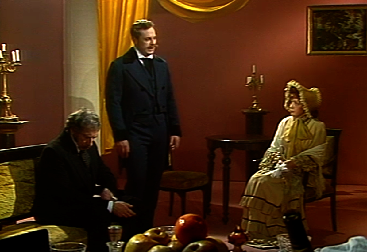 Кадр из программы "Театр И.С.Тургенева" (1986)