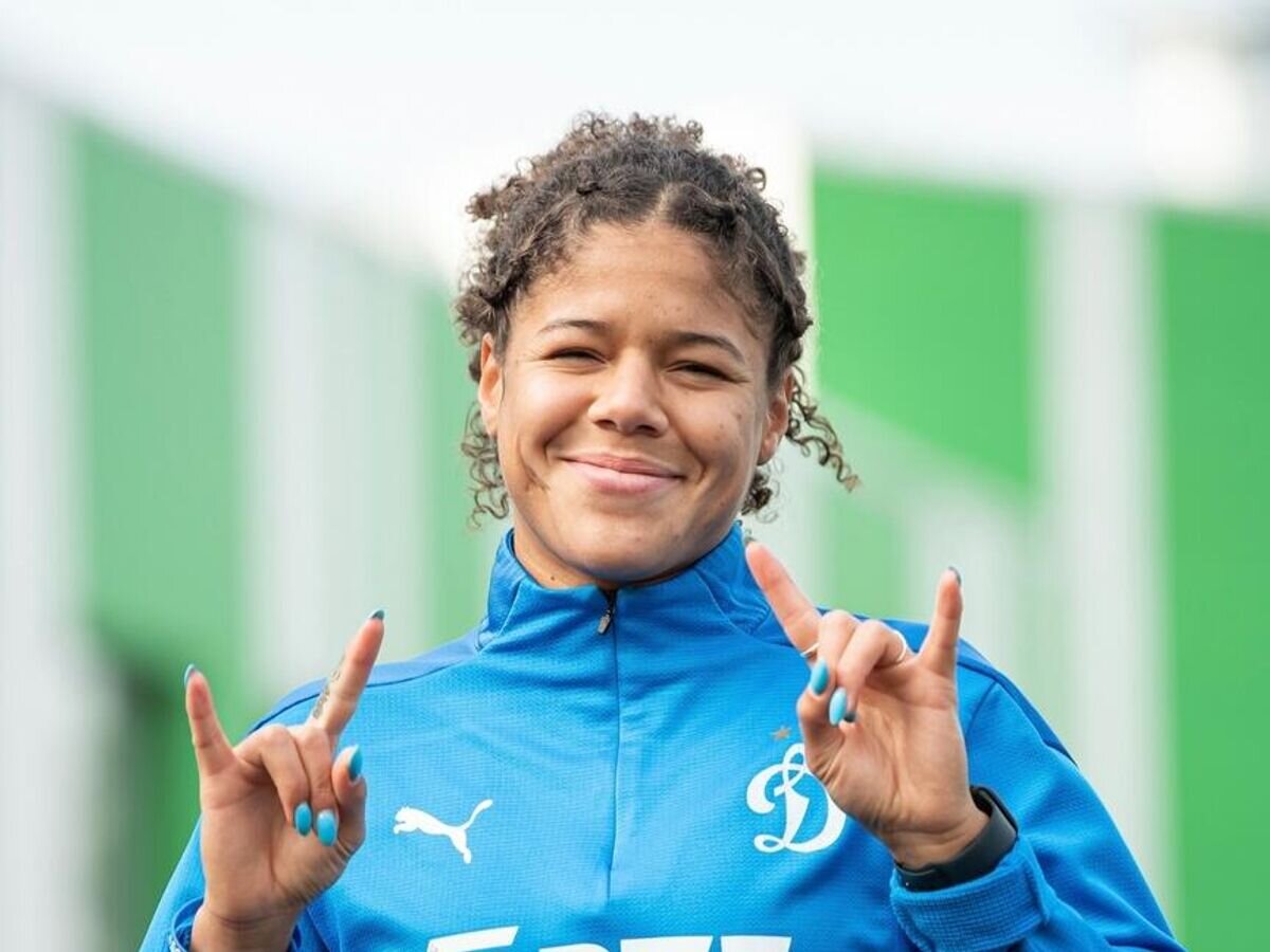    Американская футболистка московского "Динамо" Кайлан Уильямс© Фото : Пресс-служба ЖФК "Динамо"