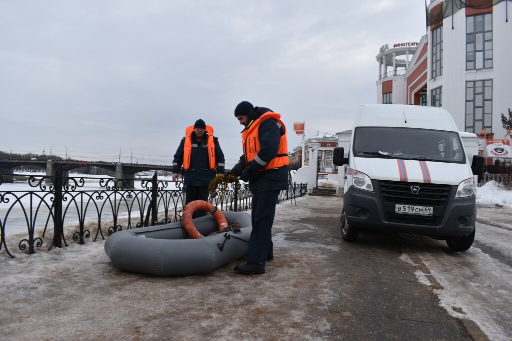 В Твери проходят мониторинги прибрежных зон в целях предотвращения несчастных случаев на льду