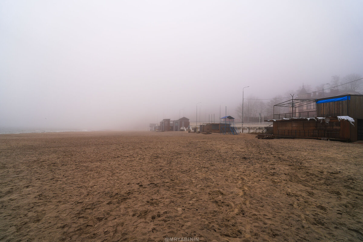 Как выглядит один из лучших пляжей Калининградской области в несезон