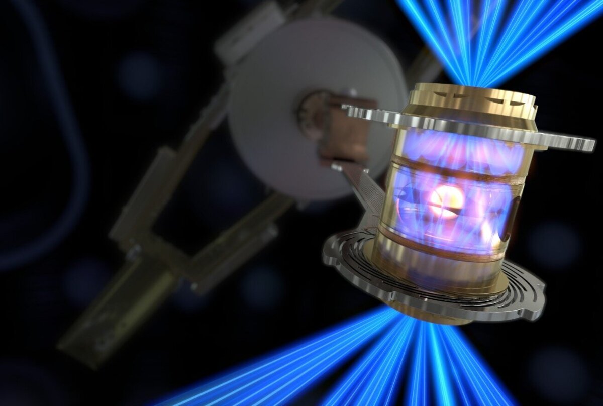 192 лазерные установки совокупной мощностью в 322 МДж смогли сфокусировать энергию в 2,05 МДж на мишени размером с горошину, в результате чего произошла термоядерная реакция с совокупным выделением энергии в 3,15 МДж.