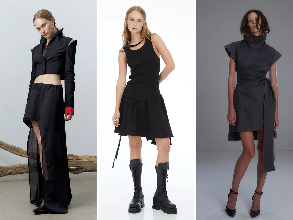 Образы Total Black бренда CurlyHouse