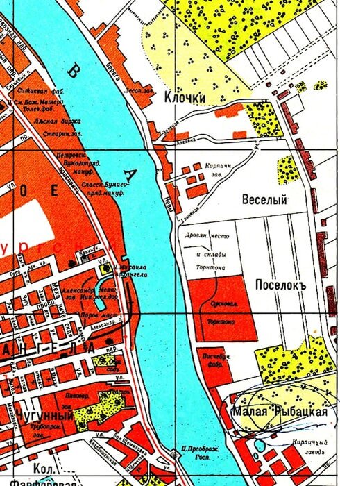 Создать карусельПетербург и ближайшие окрестности. План 1914. Фрагмент. Источник: http://www.etomesto.ru/map-peterburg_1914/