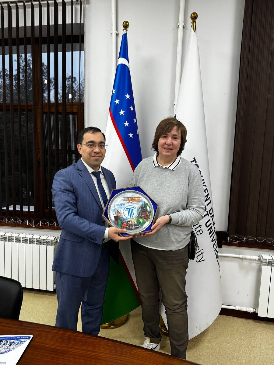 Вчера, 27-го февраля 2024 года состоялась встреча ИНК с проректором по научной работе и инновациям Ташкентского государственного транспортного университета (ТГТУ) д.э.н., проф. ШАУМАРОВЫМ САИДОМ САНАТОВИЧЕМ по вопросам сотрудничества.