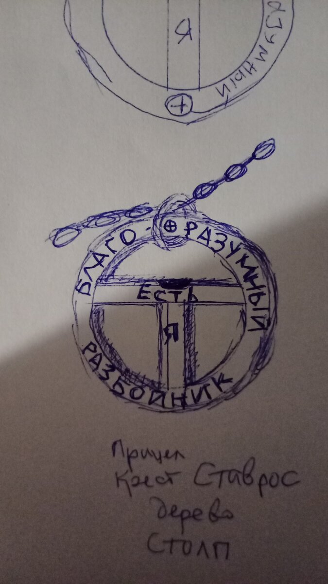 Знак Разбойник благоразумный для Пригожина и его солдат, Спасение на кресте. 
